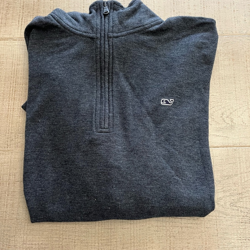 Vineyard Vines Men's Blue-Gray Sweater